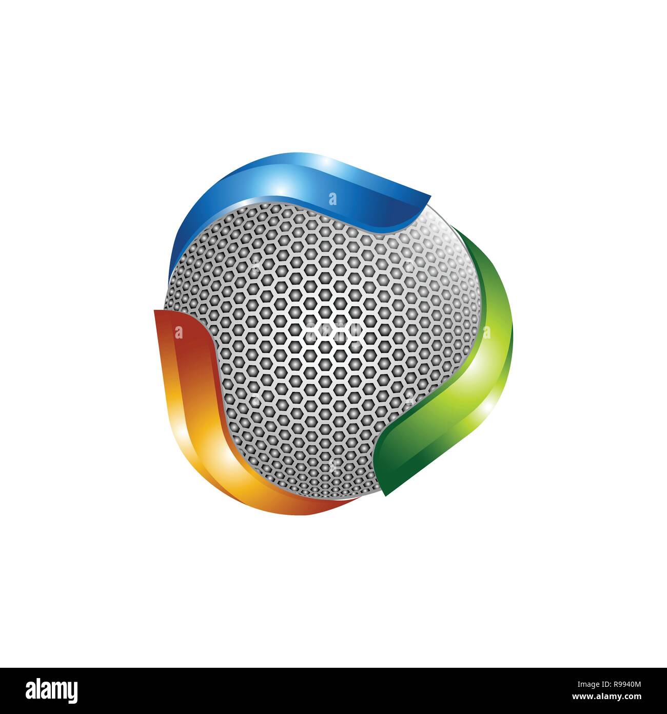 Vettore logo del pianeta. Vettore di orbita satellitare e logo. Cosmos logo. Pianeta miglior logo. Pianeta concetto logo. Pianeta logo web. Icona del pianeta. Pianeta Icona app Illustrazione Vettoriale