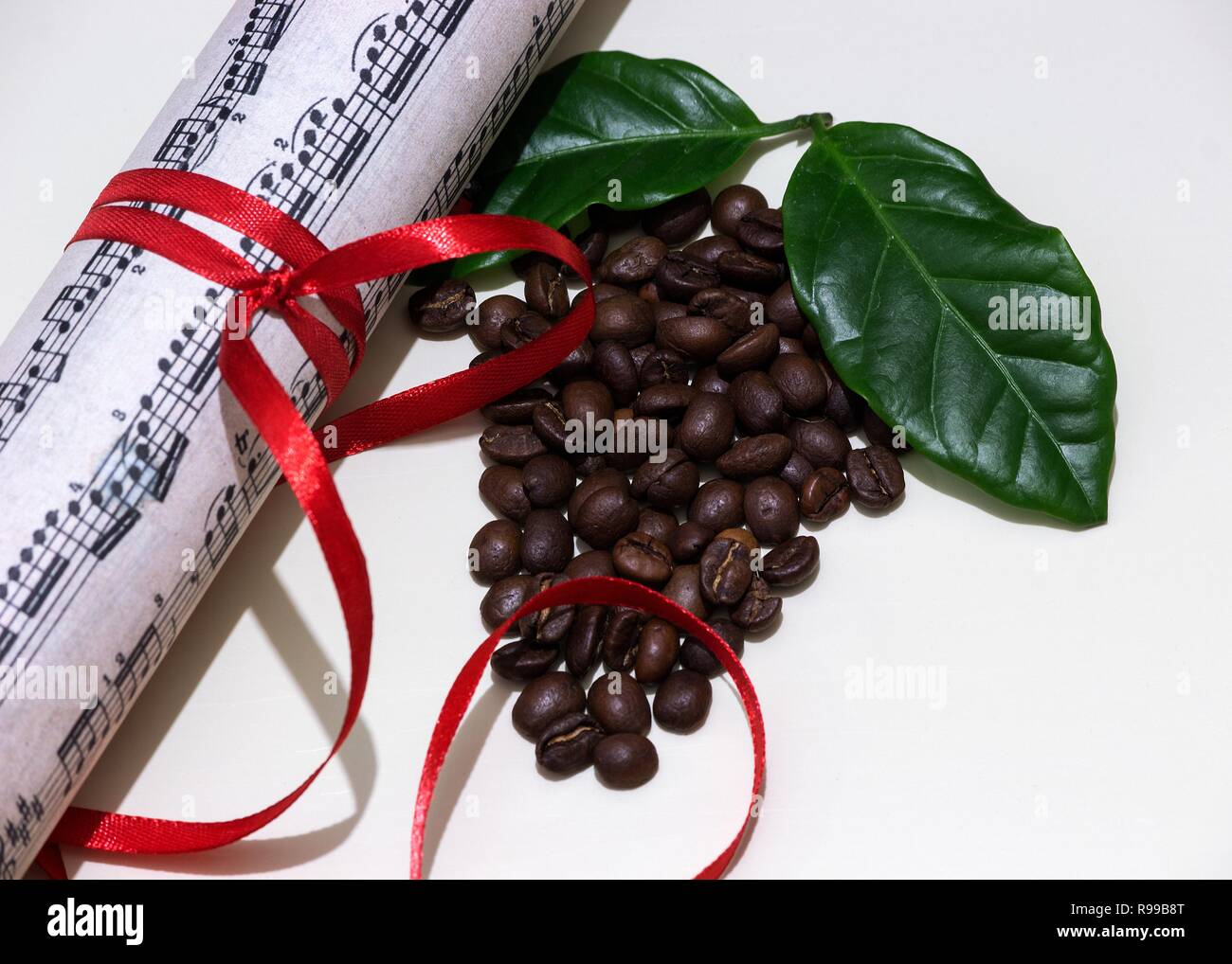 Ancora vita con caffè Foto Stock