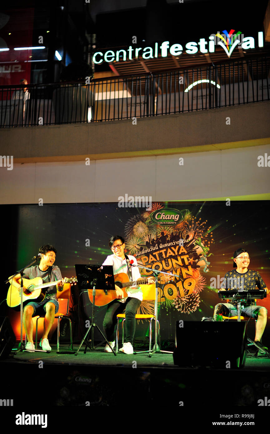 Festival centrale Mall Pattaya Thailandia Foto Stock