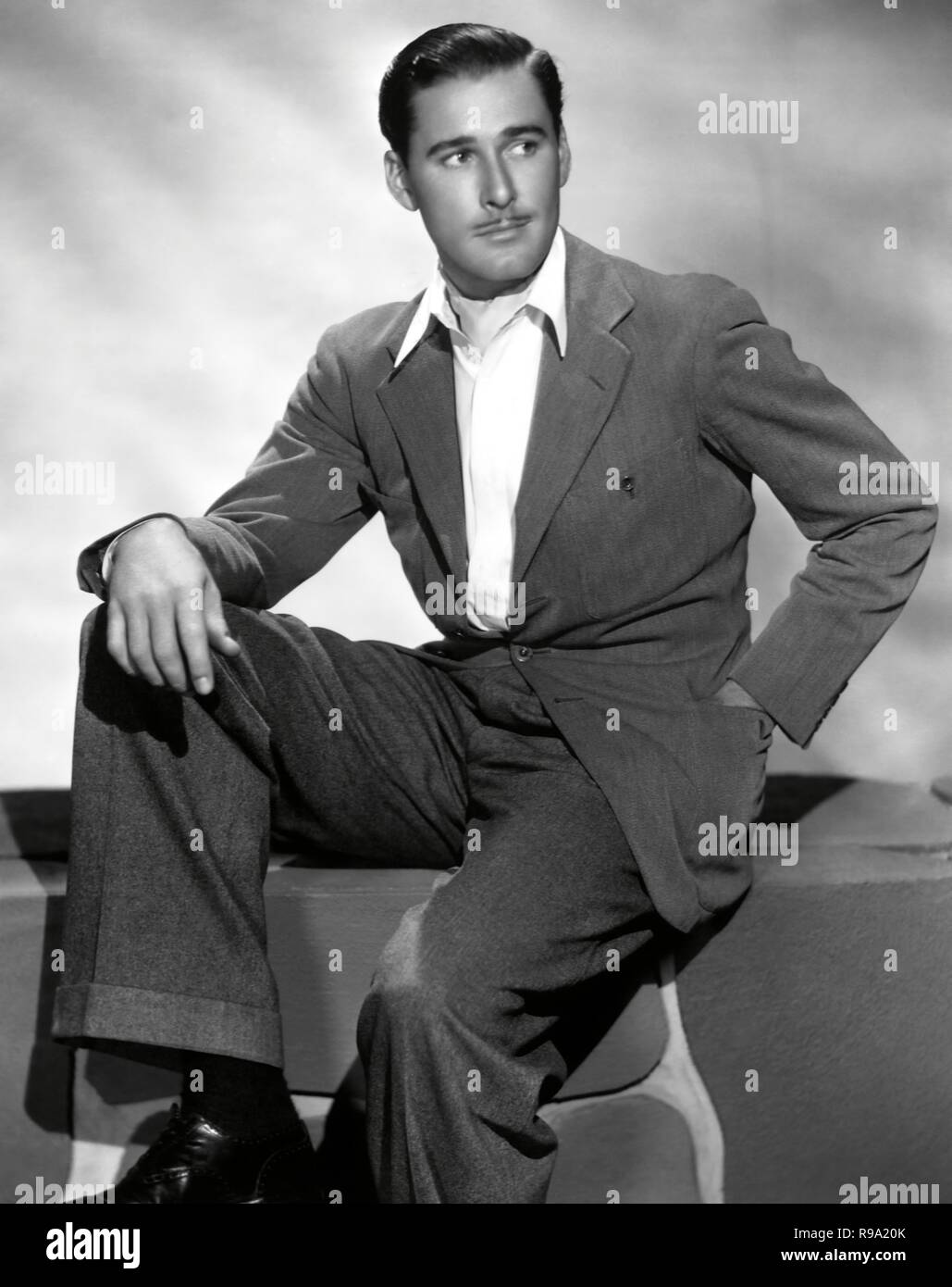 ERROL Flynn. Foto Stock