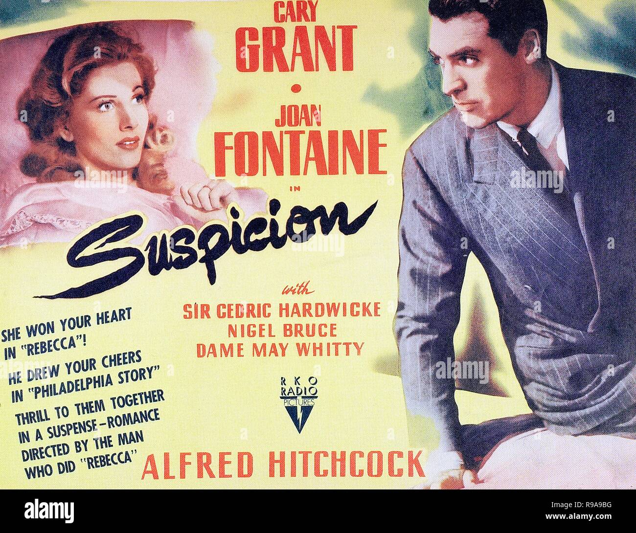 Pellicola originale titolo: sospetto. Titolo inglese: sospetto. Anno: 1941. Direttore: Alfred Hitchcock. Credito: RKO / Album Foto Stock
