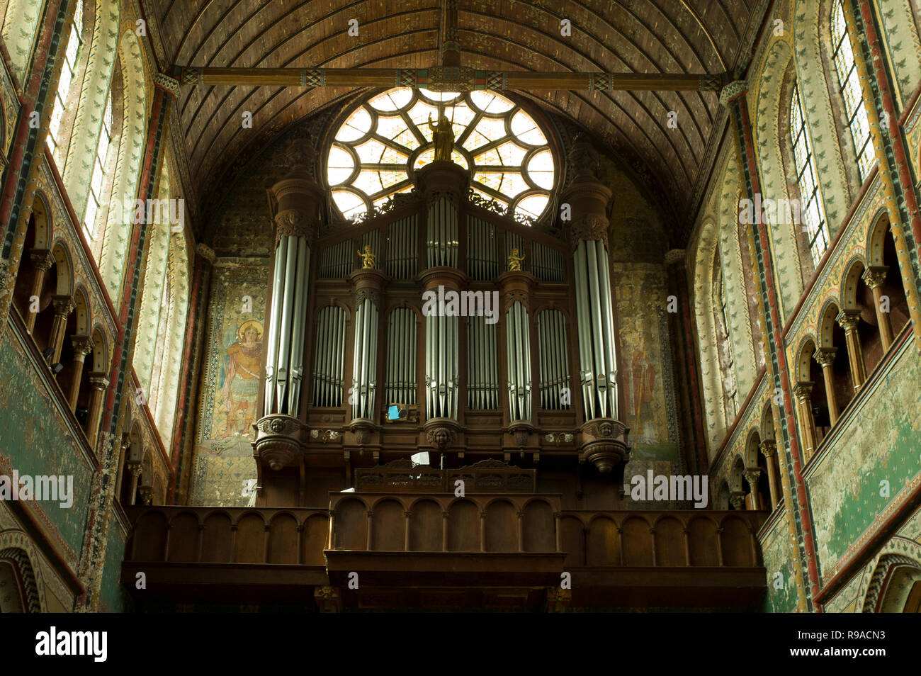 La Chiesa cattolica in Chartres Église Saint-Aignan de Chartres Foto Stock