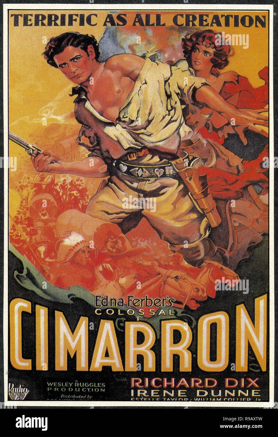Pellicola originale titolo: CIMARRON. Titolo inglese: CIMARRON. Anno: 1931. Direttore: WESLEY RUGGLES. Credito: RKO / Album Foto Stock