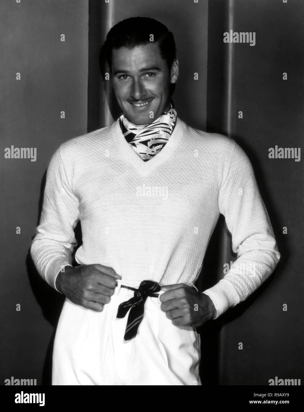 ERROL Flynn. Foto Stock