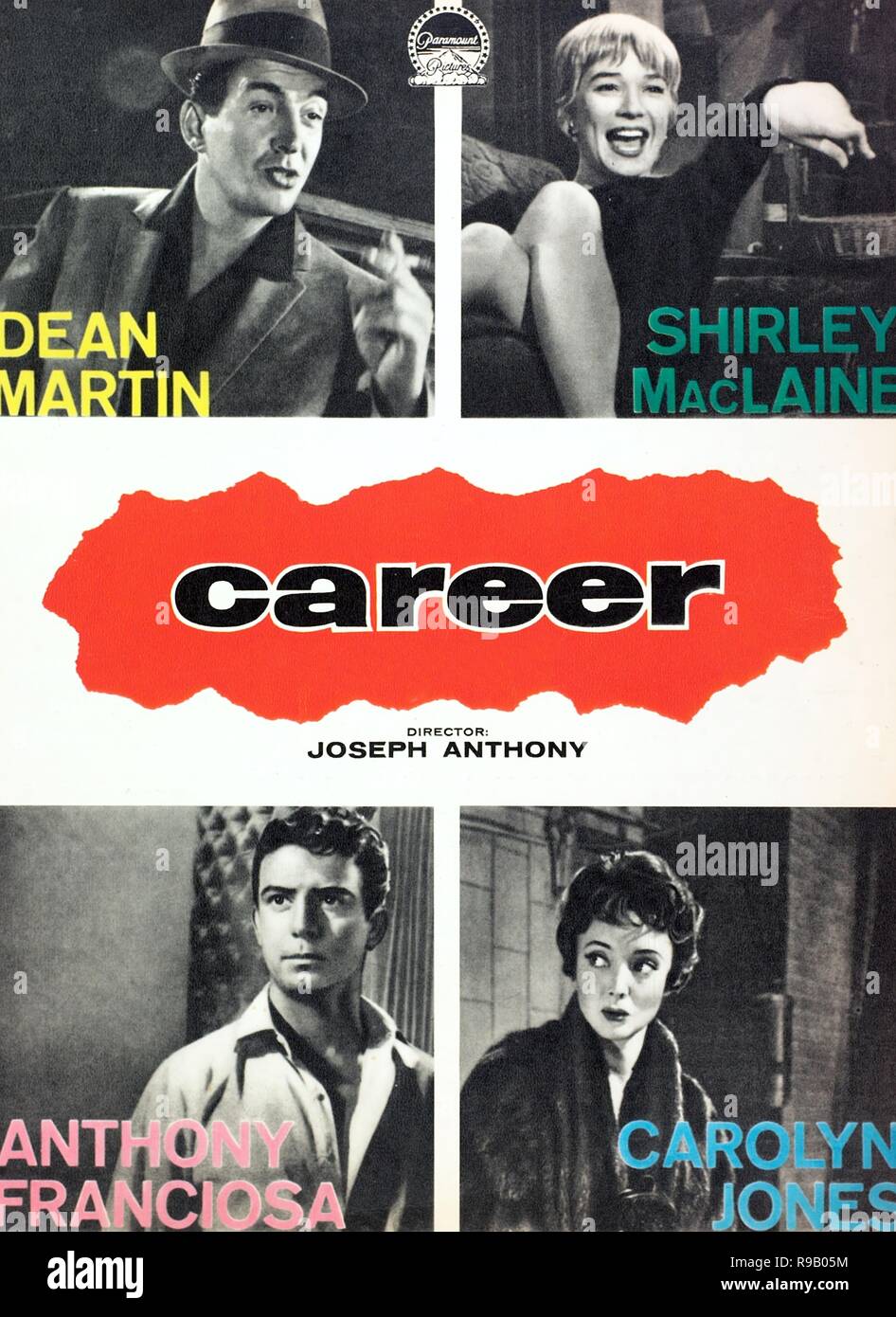 Pellicola originale titolo: carriera. Titolo inglese: carriera. Anno: 1959. Direttore: Joseph Anthony. Credito: Paramount Pictures / Album Foto Stock