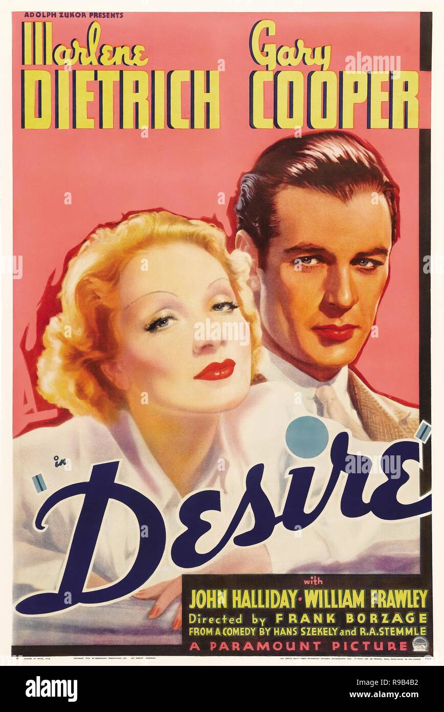 Pellicola originale titolo: desiderio. Titolo inglese: il DESIDERIO. Anno: 1936. Regia: Frank BORZAGE. Credito: Paramount Pictures / Album Foto Stock