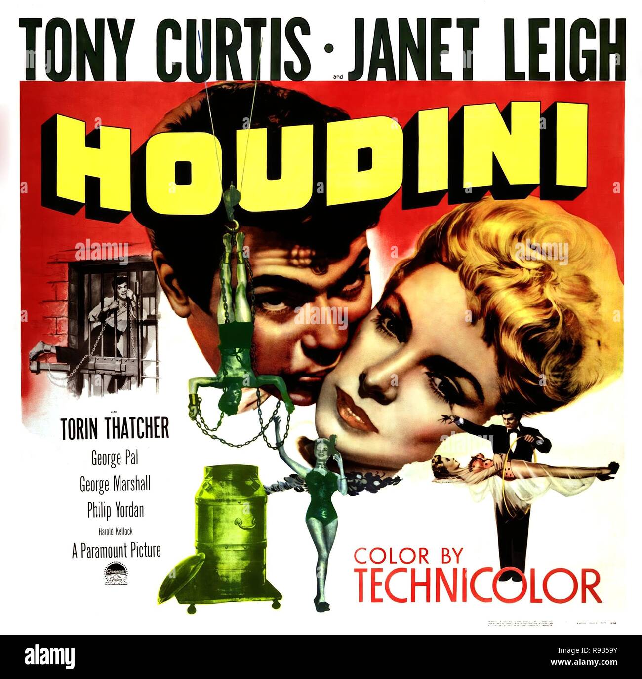 Pellicola originale titolo: Houdini. Titolo inglese: Houdini. Anno: 1953. Direttore: George Marshall. Credito: Paramount Pictures / Album Foto Stock