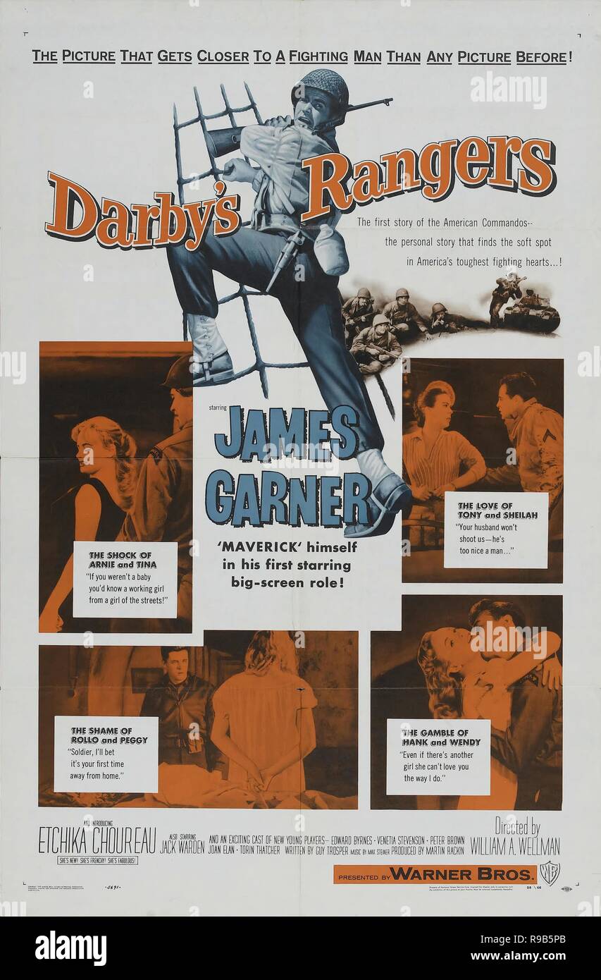 Pellicola originale titolo: DARBY'S RANGERS. Titolo inglese: DARBY'S RANGERS. Anno: 1958. Direttore: William A. WELLMAN. Foto Stock