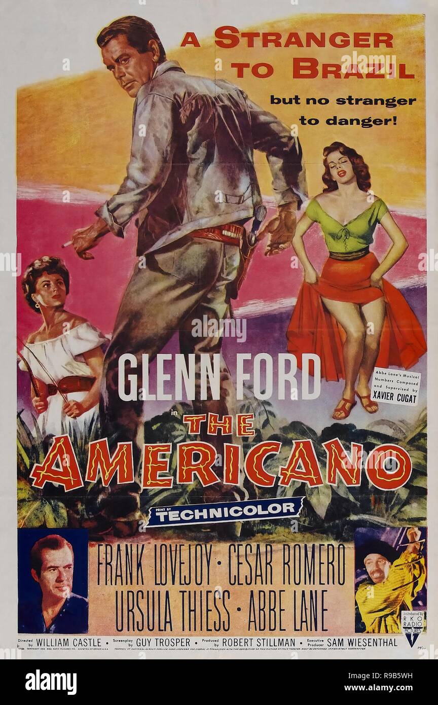Pellicola originale titolo: L'americano. Titolo inglese: l'americano. Anno: 1955. Direttore: William Castle. Credito: RKO / Album Foto Stock