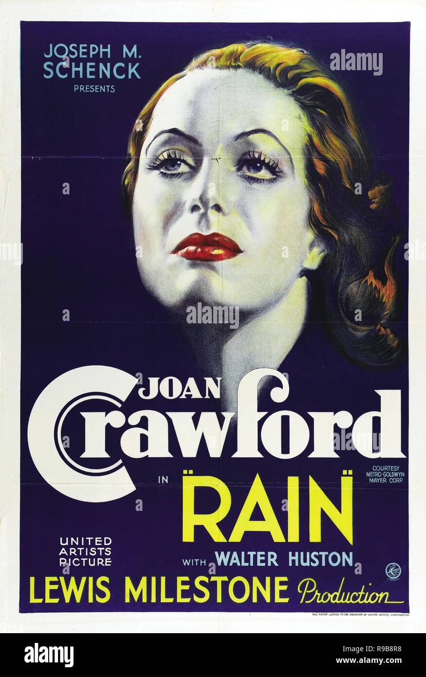 Pellicola originale titolo: pioggia. Titolo inglese: pioggia. Anno: 1932. Direttore: Lewis Milestone. Credito: United Artists / Album Foto Stock