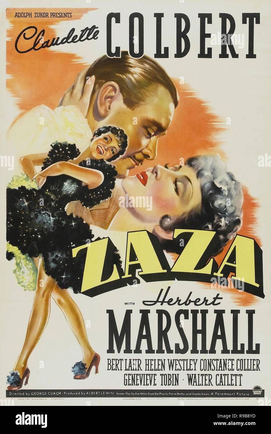 Pellicola originale titolo: ZAZA. Titolo inglese: ZAZA. Anno: 1939. Direttore: George Cukor. Credito: Paramount Pictures / Album Foto Stock