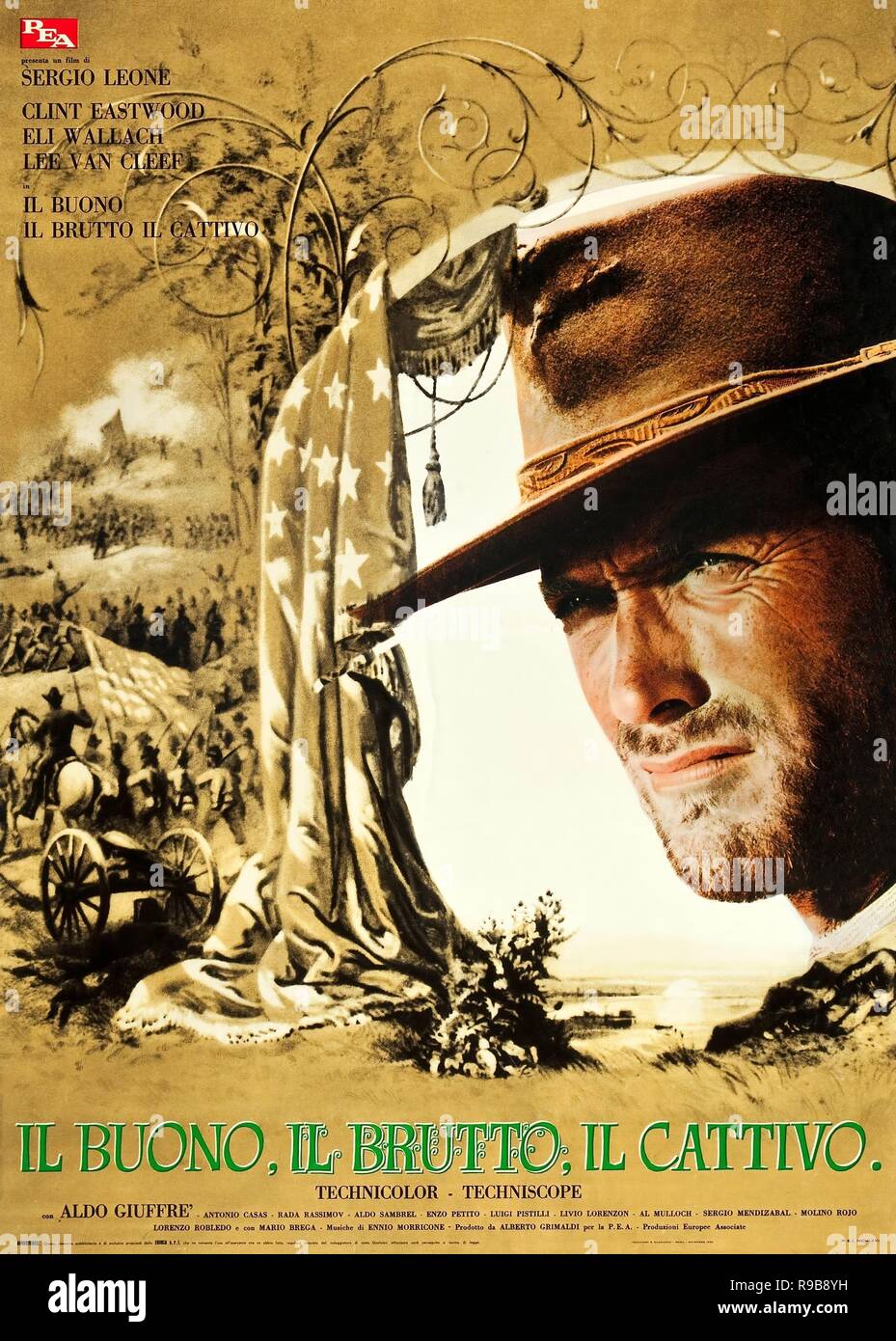 Pellicola originale titolo: buono, il brutto e il cattivo, il. Titolo Inglese: buono, il brutto e il cattivo, i. Anno: 1966. Direttore: Sergio Leone. Credito: PRODUZIONI EUROPEE ASSOCIATI / Album Foto Stock