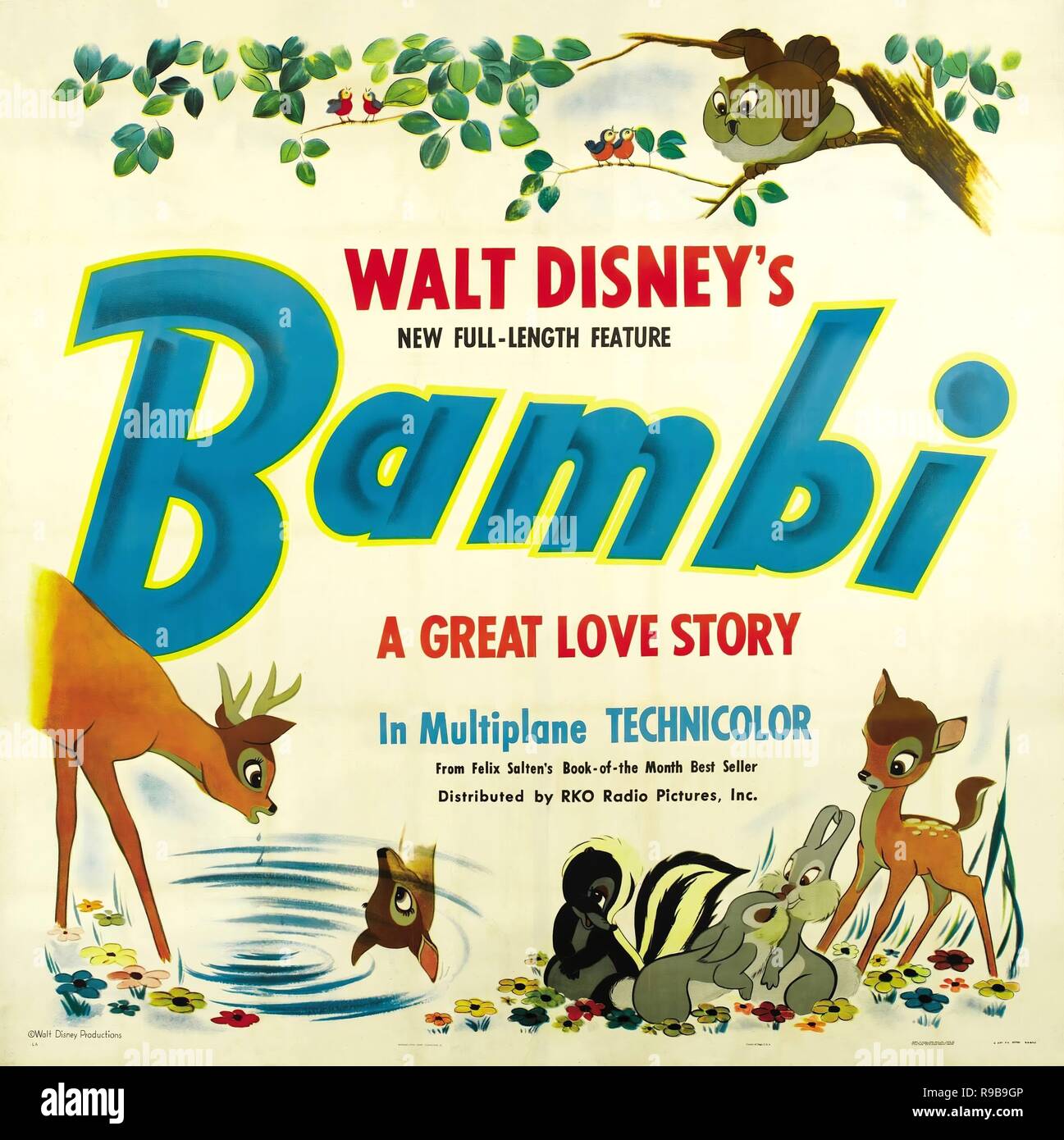 Pellicola originale titolo: BAMBI. Titolo inglese: BAMBI. Anno: 1942. Direttore: David mano. Credito: DISNEY / Album Foto Stock