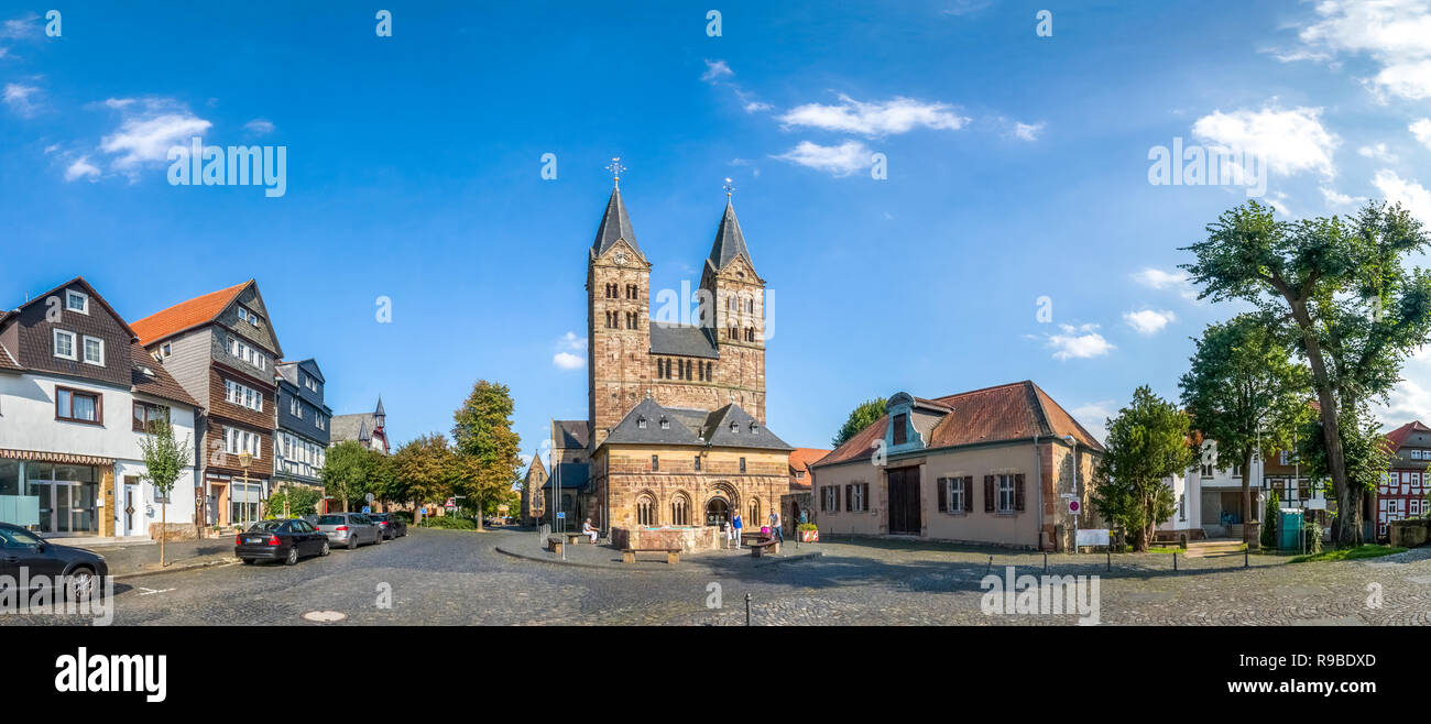 Cattedrale Sankt Peter, Fritzlar, Germania Foto Stock
