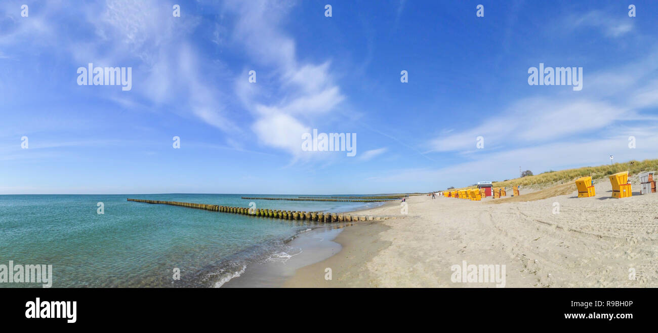 Ahrenshoop, Mar Baltico, Germania Foto Stock