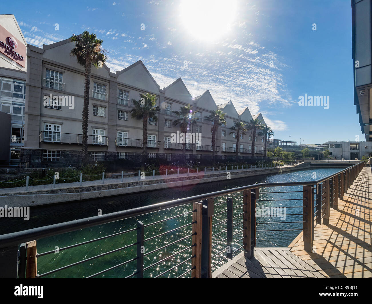 CAPE Town, Sud Africa - Dic 11, 2018. Vie navigabili di casa di Città del Capo in Sud Africa Foto Stock