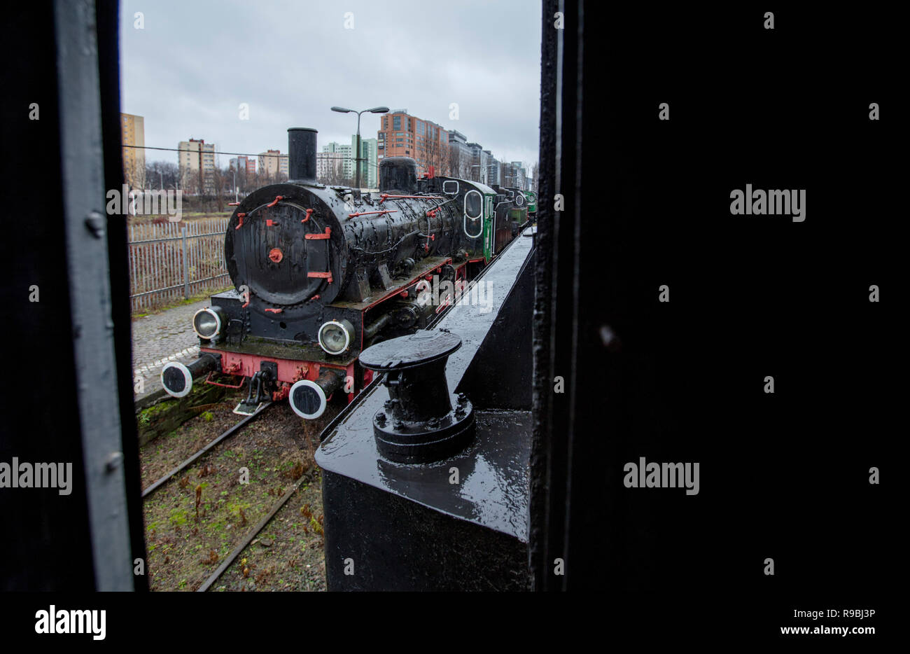 Polonia - Varsavia, Europa, dicembre 2018, polacco museo ferroviario presso la ex stazione Glowna Foto Stock