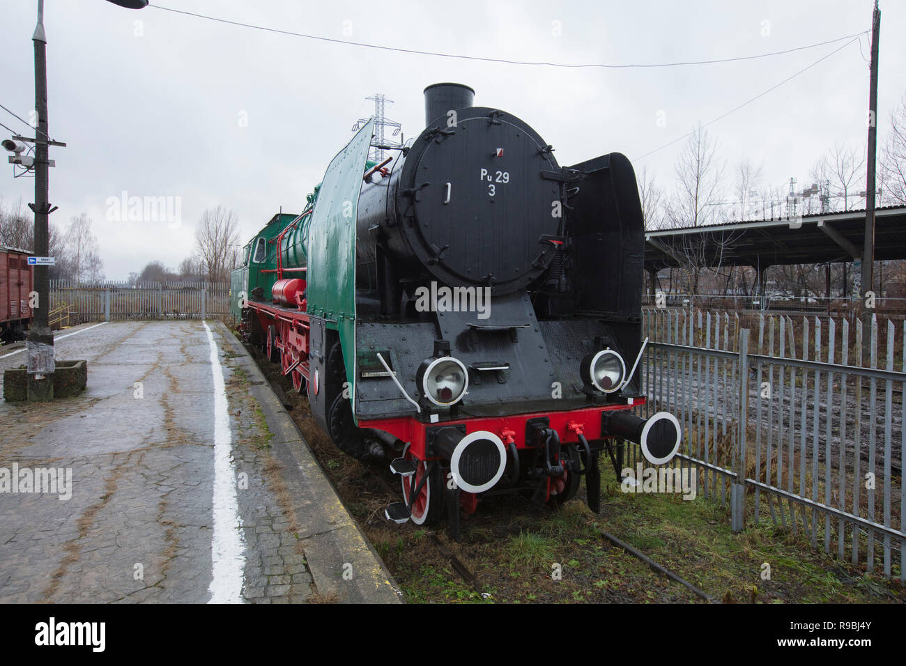 Polonia - Varsavia, Europa, dicembre 2018, polacco museo ferroviario presso la ex stazione Glowna Foto Stock