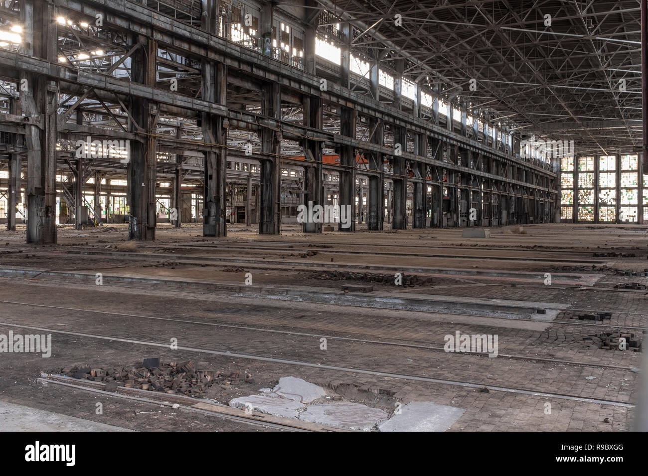 Albuquerque cantieri ferroviari Foto Stock