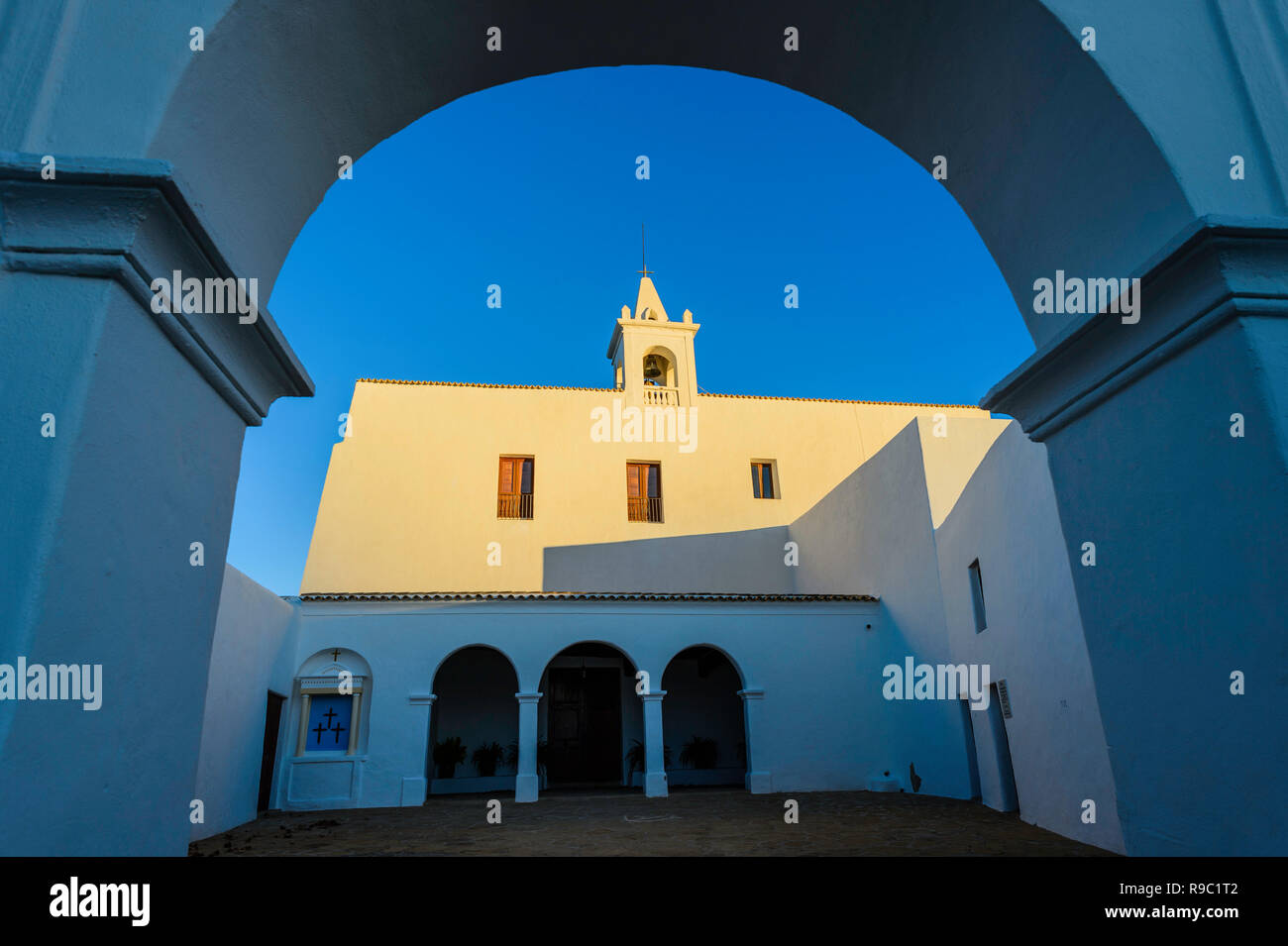 Chiesa di Sant Miquel de Balansat (San Miguel), Ibiza Foto Stock