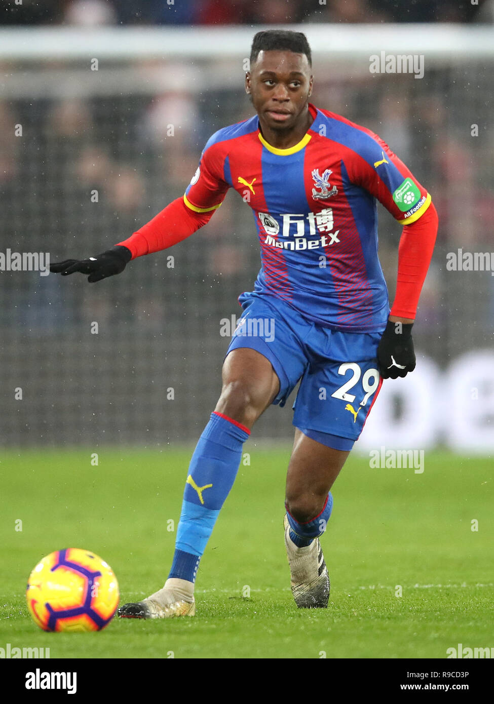 Il palazzo di cristallo è Aaron Wan-Bissaka Foto Stock