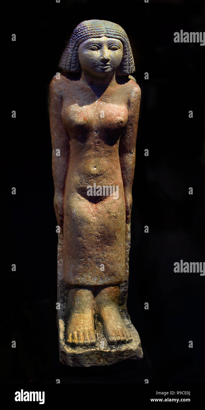 Immagine di una donna V dinastia (2435-2306 a.C.) Egitto, egiziano. Foto Stock