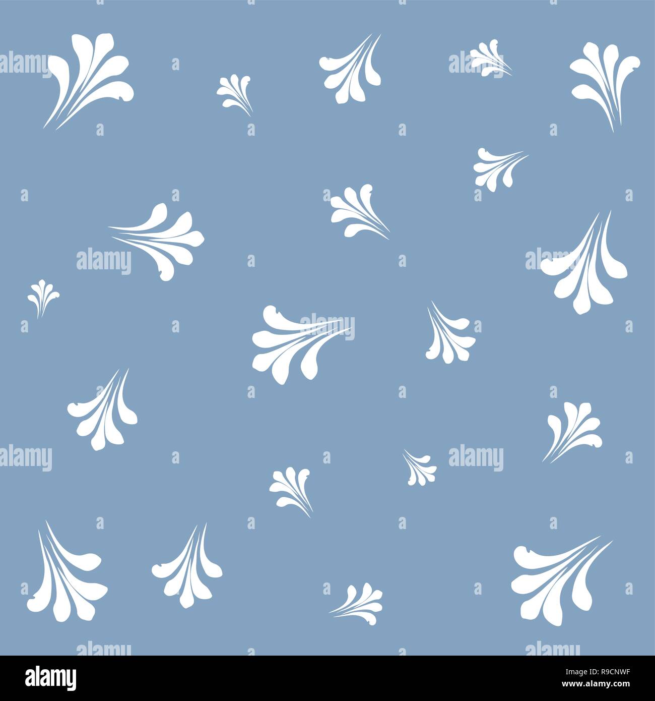 Abstract design floreale motivo ornamentale per tessuto. Vintage barocco sfondo floreale. Illustrazione Vettoriale