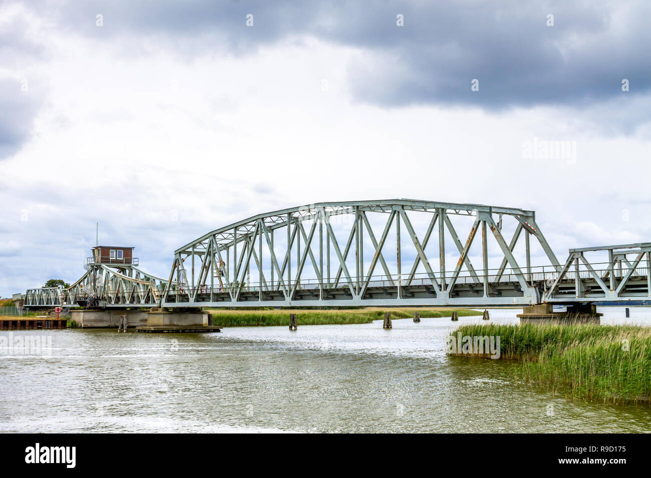 Meiningen Bridge, Zingst, Germania Foto Stock