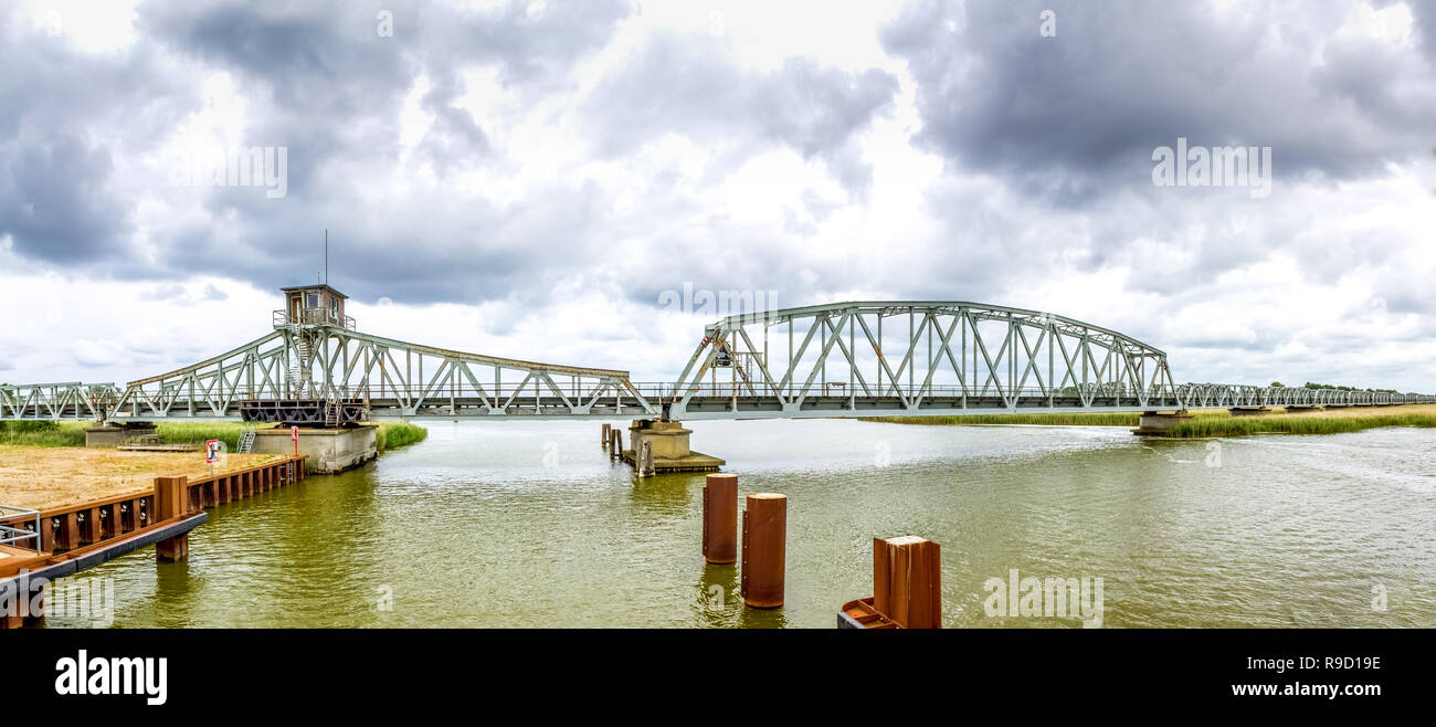 Meiningen Bridge, Zingst, Germania Foto Stock