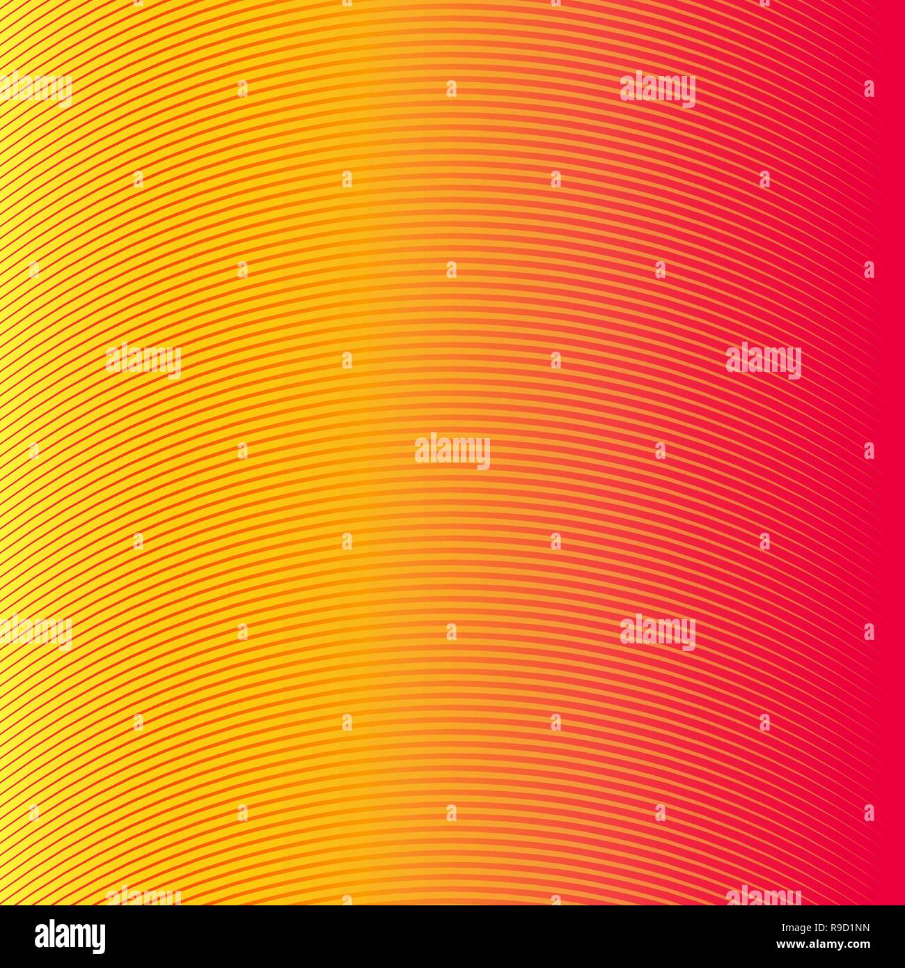 Configurazione astratta con linee ondulate. Illustrazione Vettoriale. Sfondo colorato Illustrazione Vettoriale