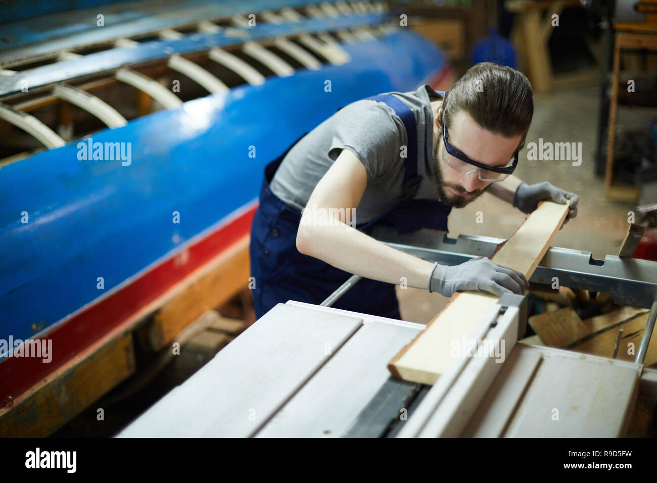 Macchina per la lavorazione del legno Foto Stock