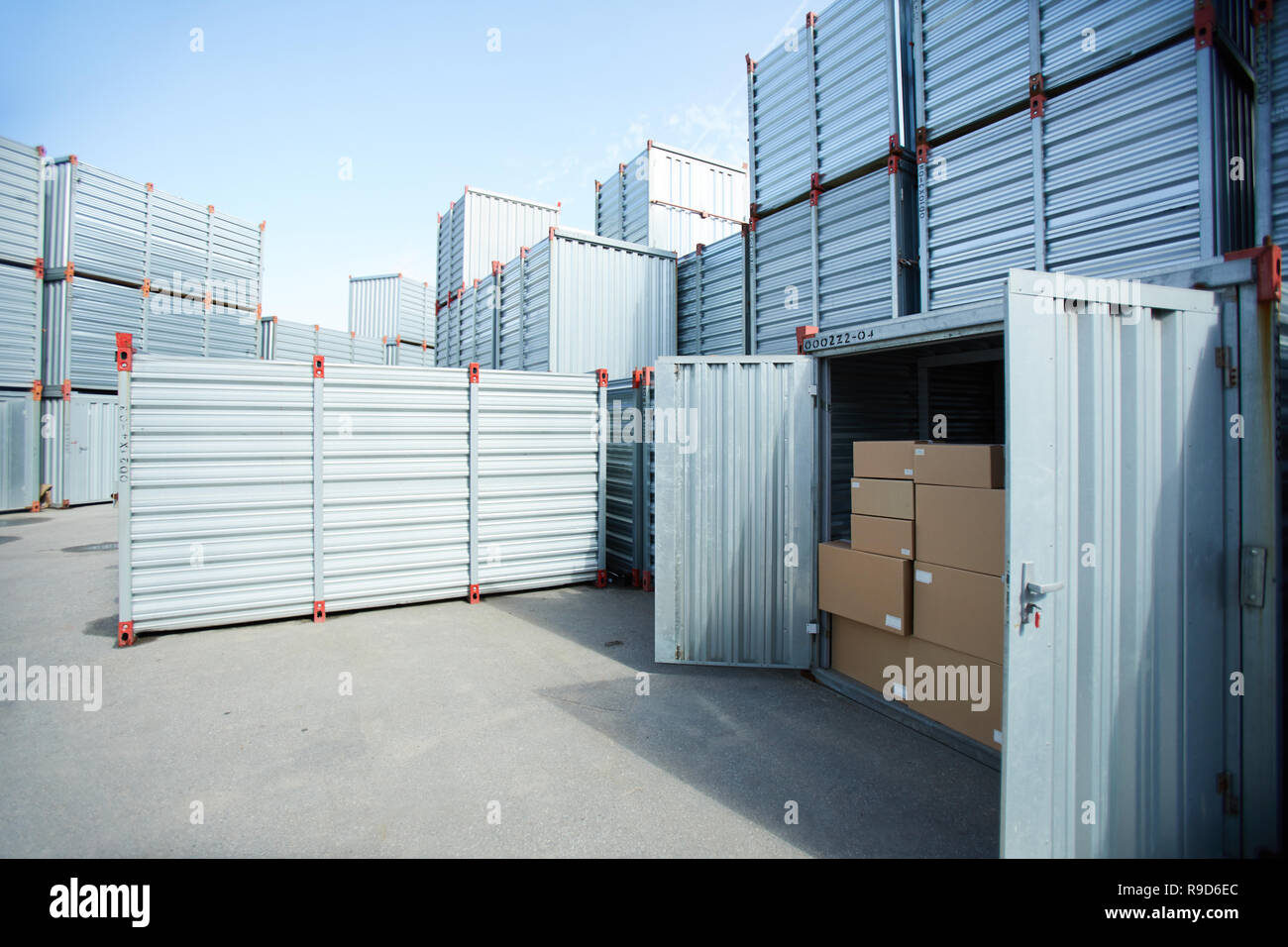 Moderno deposito merci Foto Stock