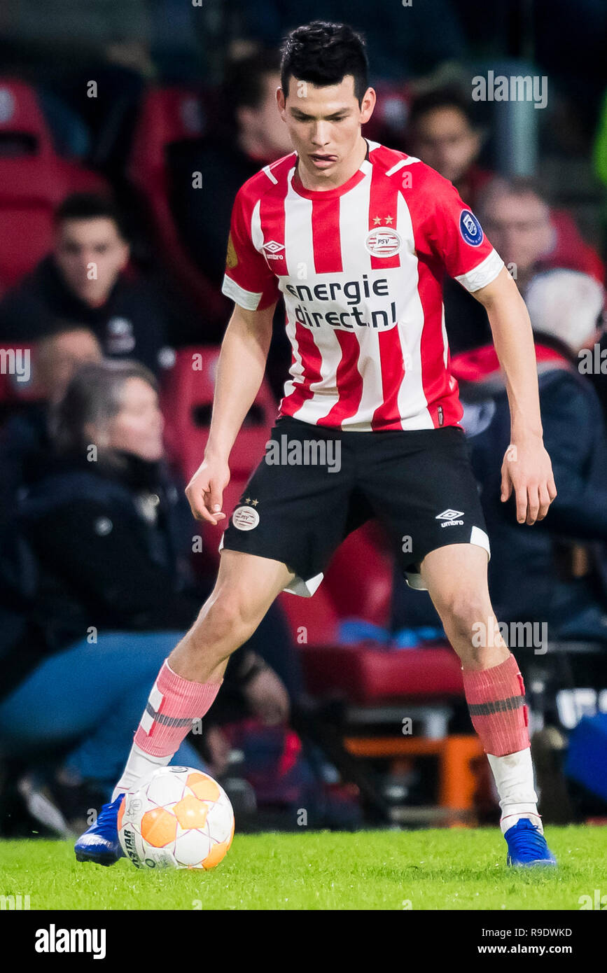 Eindhoven, Paesi Bassi. 22 Dic, 2018. EINDHOVEN, PSV - AZ 3-1, 22-12-2018, calcio Eredivisie olandese Stagione 2018 - 2019, Philips Stadium, PSV player Hirving Lozano Credito: Pro scatti/Alamy Live News Foto Stock