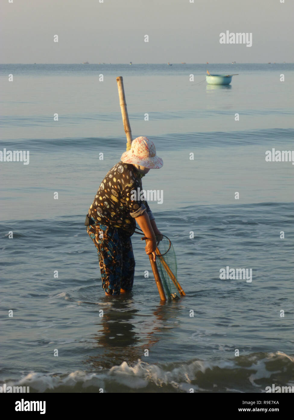 Vietnam - La pesca in Phan Thiet Foto Stock