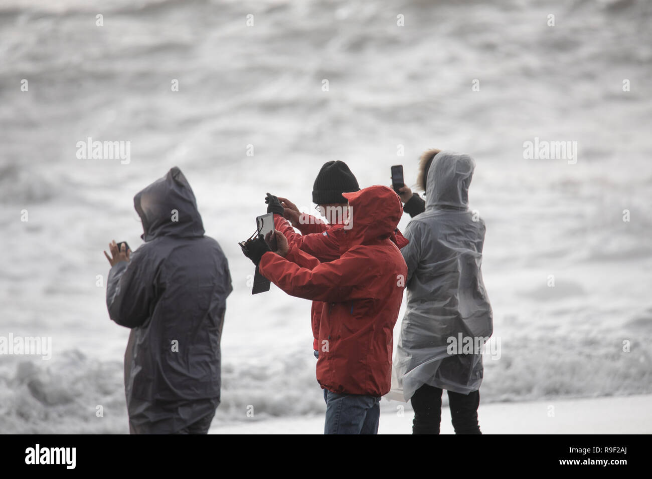 Gruppo cinese turisti visitano Islanda Svezia e Norvegia Foto Stock