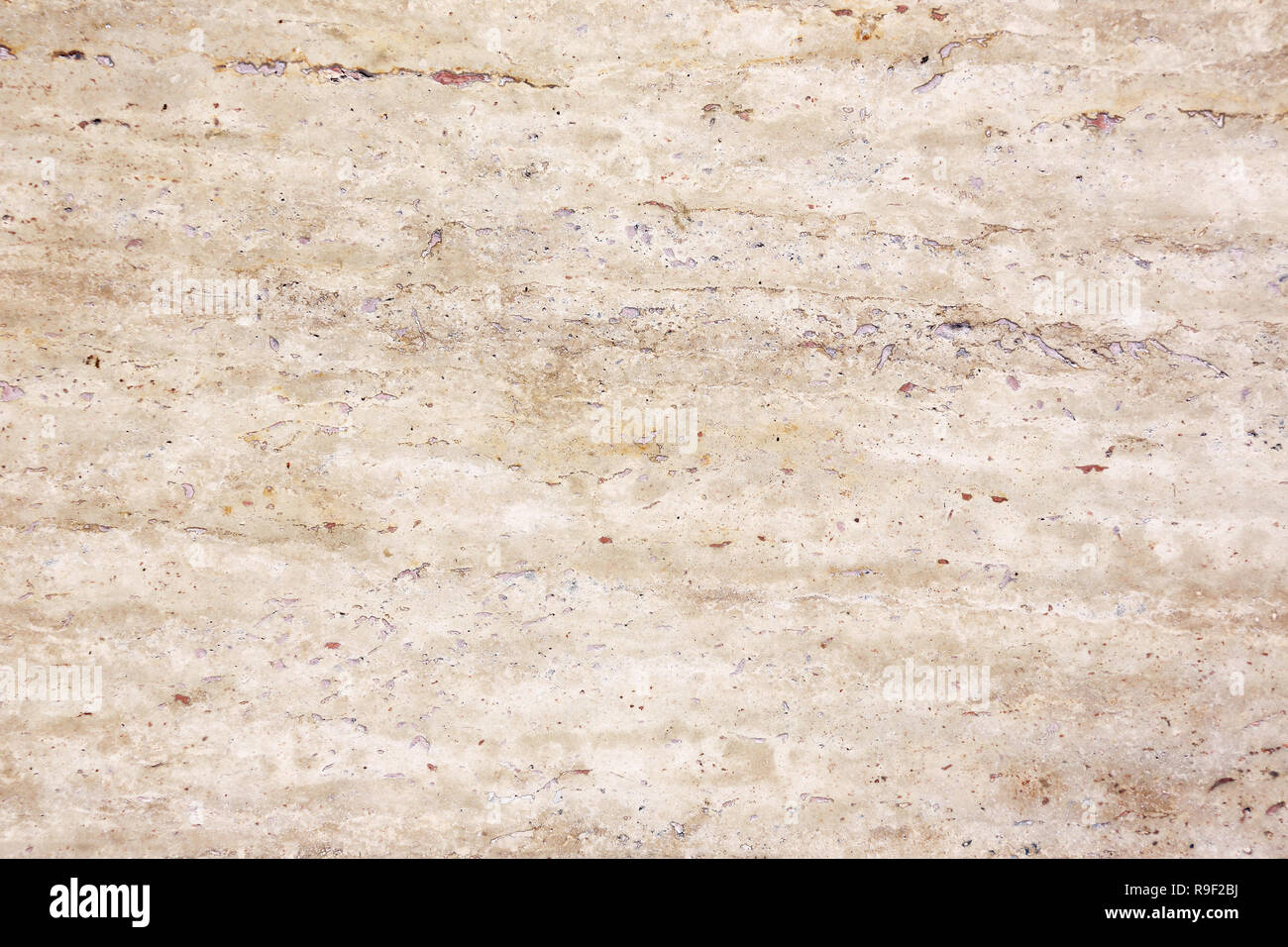 Natural beige marmo sul pavimento Foto Stock