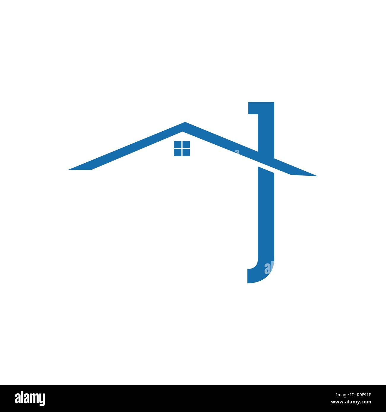 Realty logo design concept del vettore e l'idea. Immobiliare di vettore logo design modello. Casa icona astratta. Home architettura costruttiva simbolo. Illustrazione Vettoriale