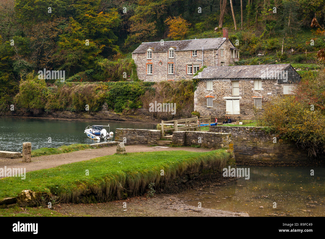 Pont; Cornovaglia; Regno Unito Foto Stock