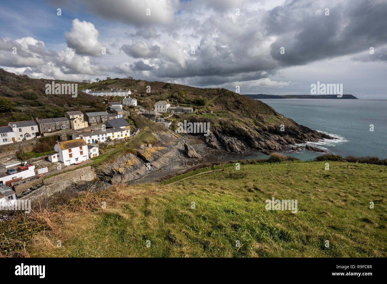 Portloe; Cornovaglia; Regno Unito Foto Stock