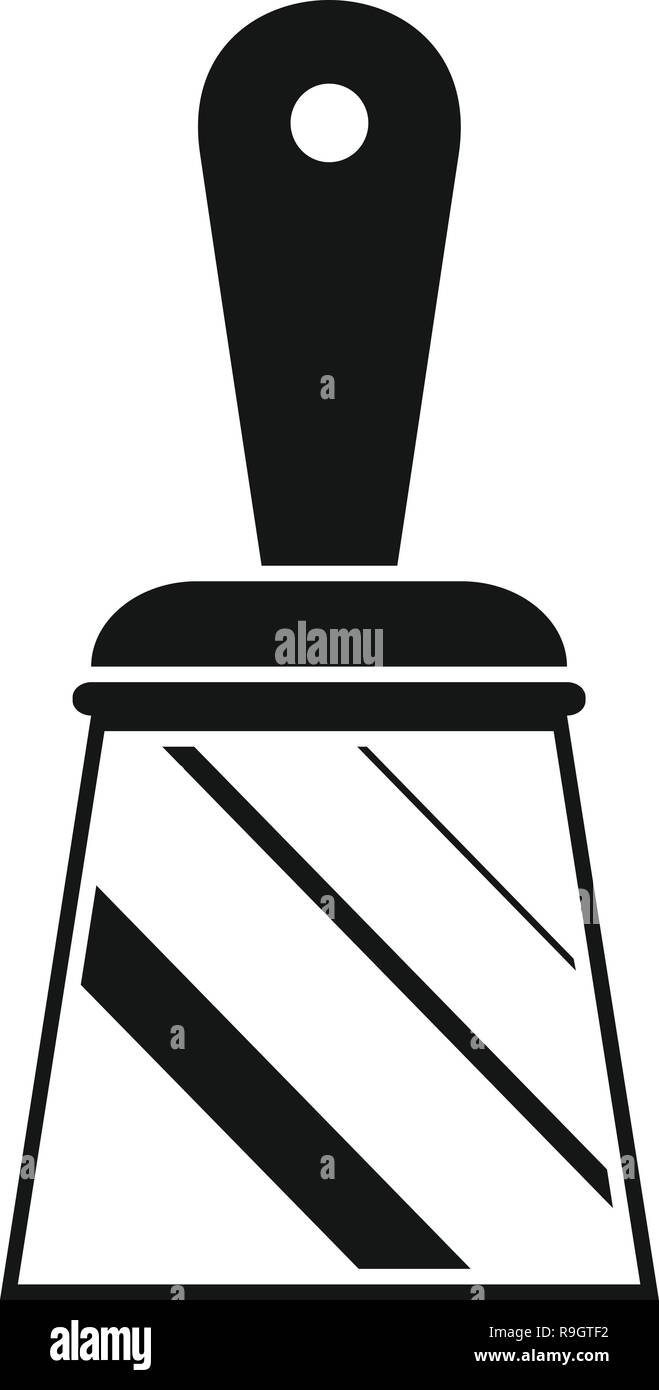 Coltello da stucco icona. Semplice illustrazione del coltello da stucco icona vettoriali per il web design isolato su sfondo bianco Illustrazione Vettoriale