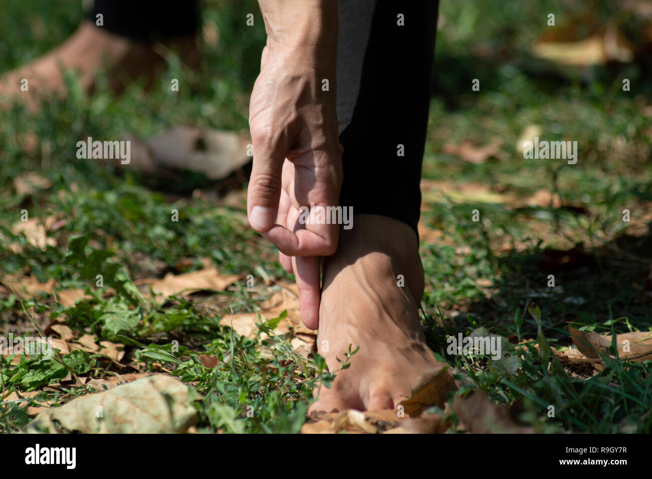 Gyan mudra Foto Stock