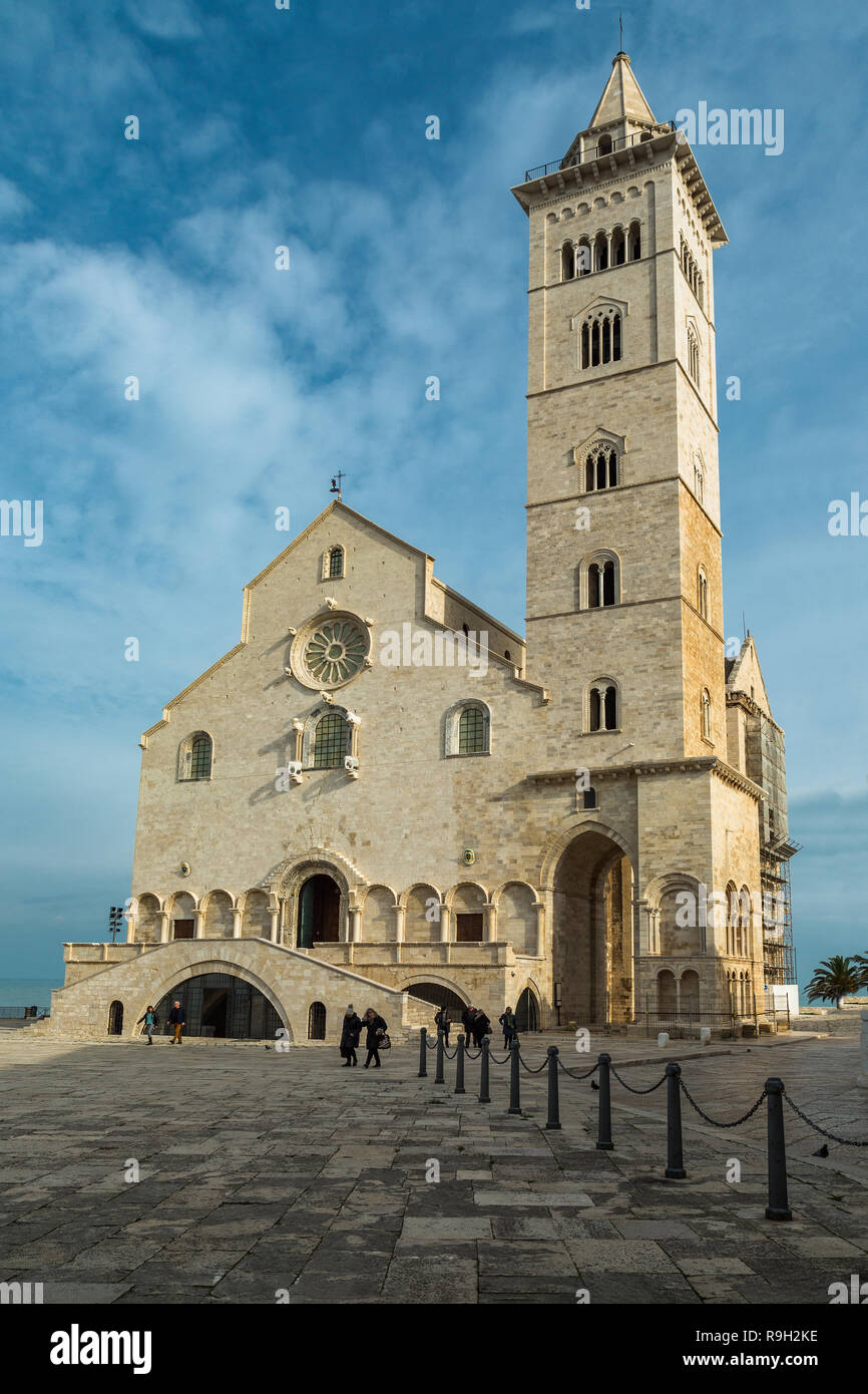 Cattedrale di San Nicola Pellegrino a Trani., Puglia, Italia, Europa Foto Stock