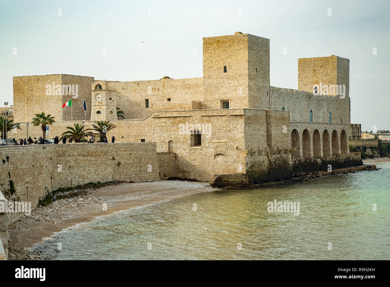 Castello svevo di Trani. , Puglia, Italia, Europa Foto Stock