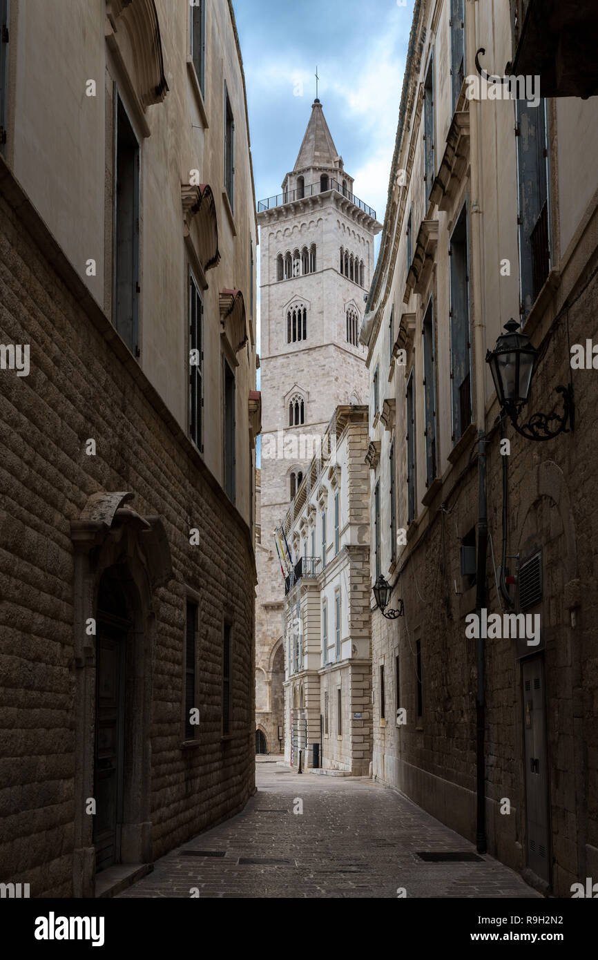 Cattedrale di San Nicola Pellegrino a Trani, Puglia, Italia, Europa Foto Stock