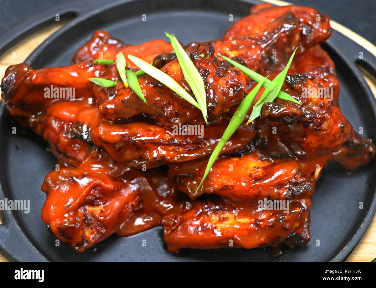 Buffalo chicken wings Foto Stock