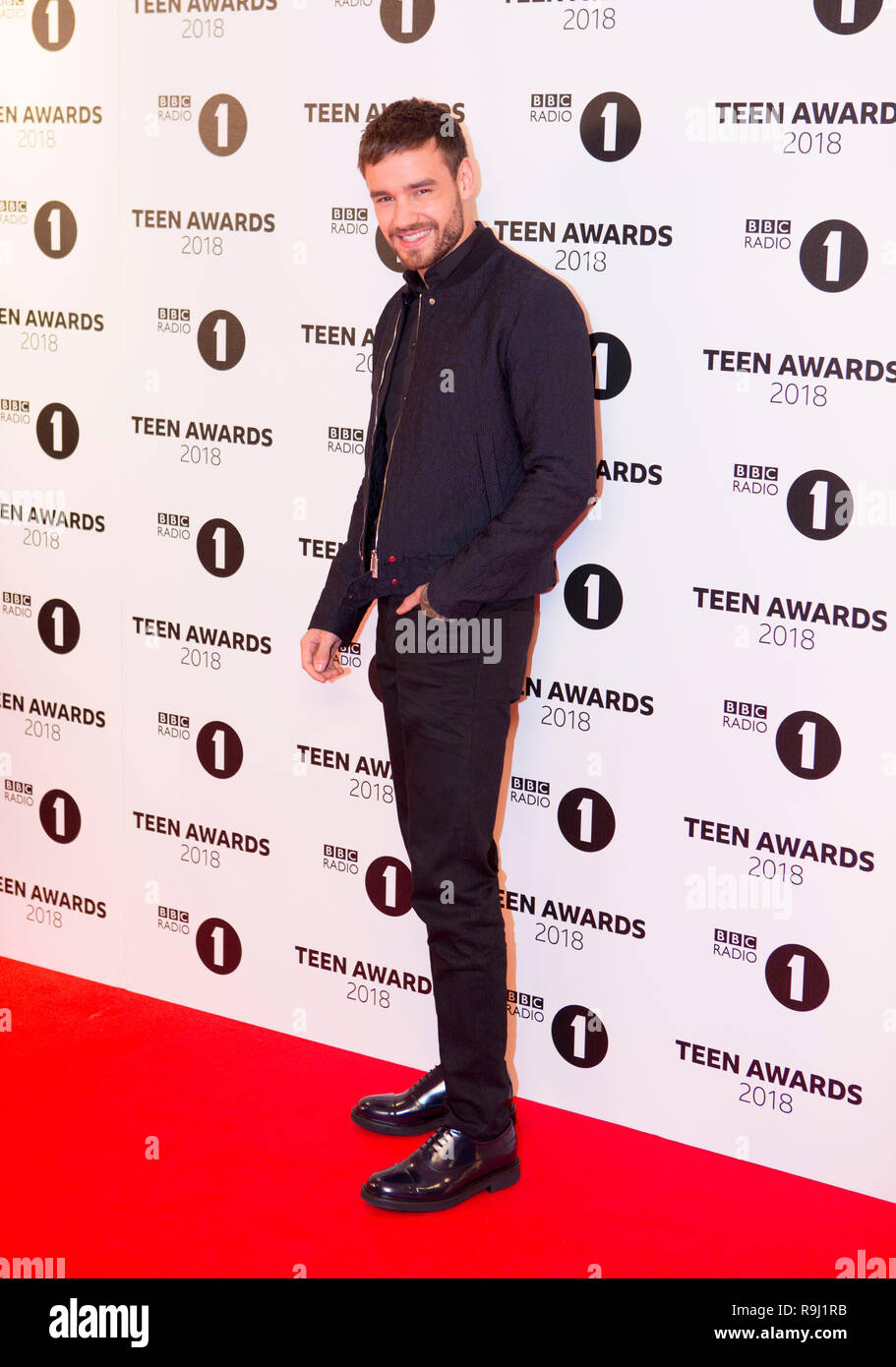 Liam Payne alla BBC Radio 1's Teen Awards, SSE Wembley Arena, Londra 21 Ott 2018 Foto di Brian Jordan Foto Stock