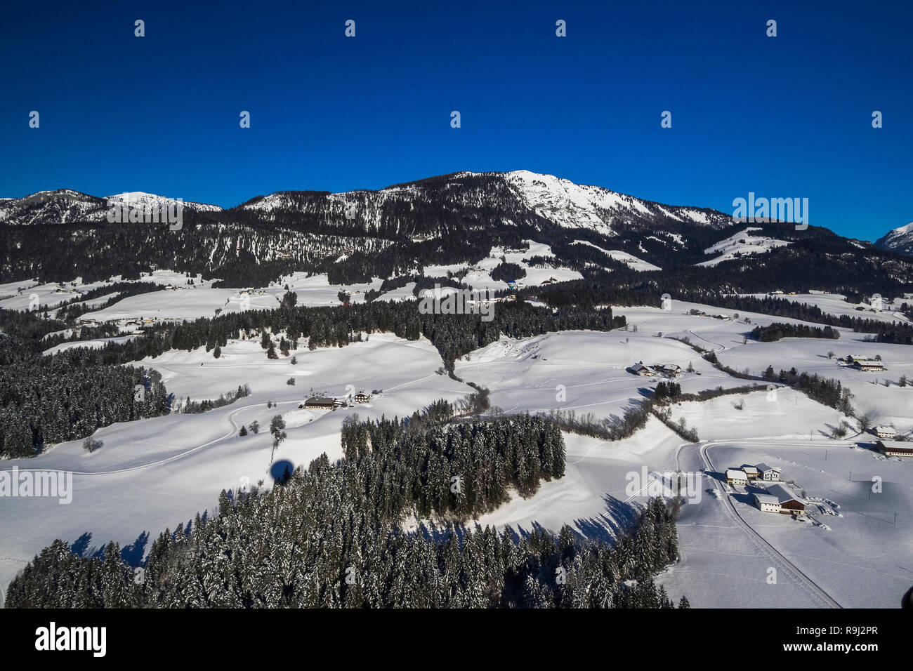 In Austria il gonfiarsi delle Alpi - Salzkammergut Foto Stock