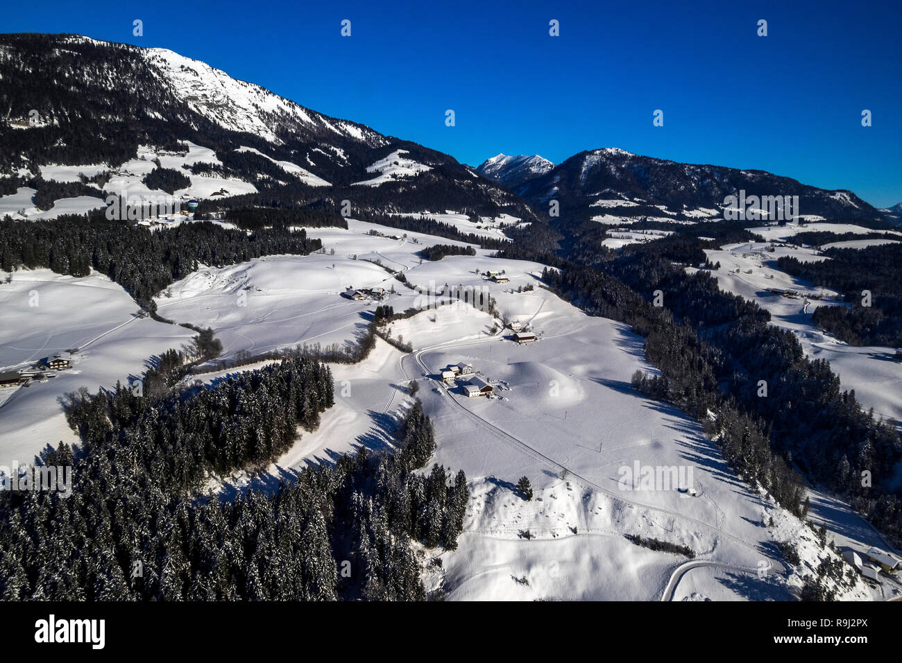 Austria nelle Alpi - regione al Dachstein Foto Stock