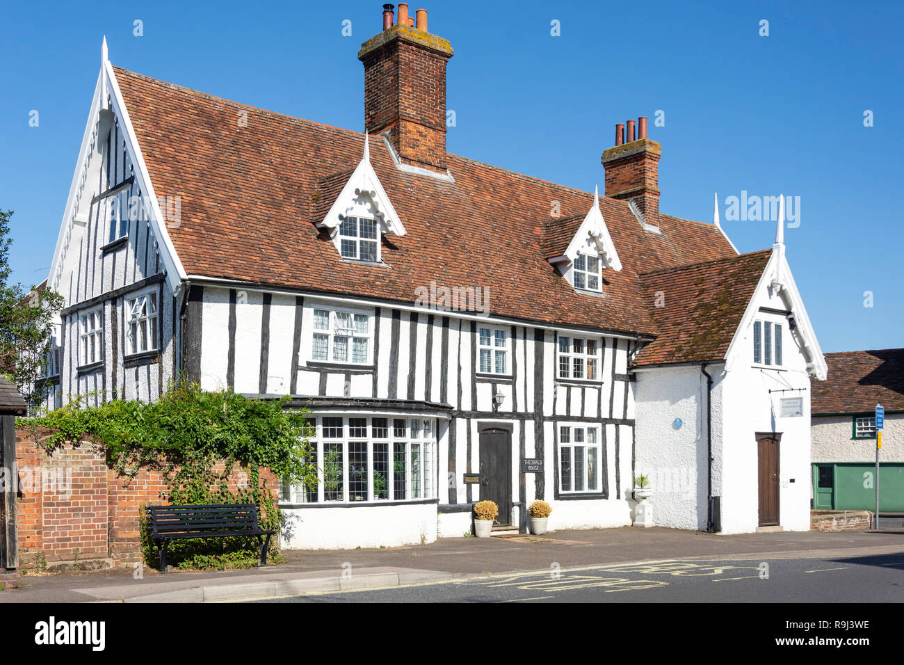 La Old School House, High Street, Needham Market, Suffolk, Inghilterra, Regno Unito Foto Stock