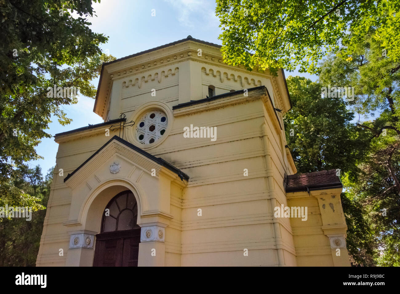 Torre del cranio, Nis Serbia Foto Stock